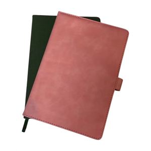 <b>Grid</b> Classmate Customizable Kraft Paper Hard Cover PU Leather <b>Notebook</b> with Custom Color A4 Size 120 Sheets for School - Product Image 1