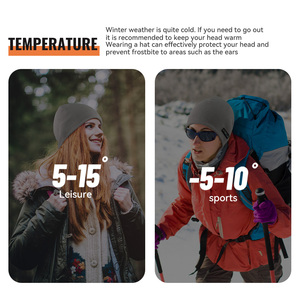 Bonnet de sport <span class=keywords><strong>d</strong></span>'extérieur en gros, personnalisable avec logo, élastique, coupe-vent, pour la course, unisexe, <span class=keywords><strong>d</strong></span>écontracté, léger et chaud - Product Image 5