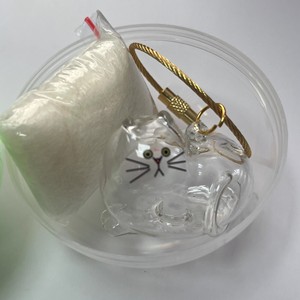 พรีออเดอร์กล่องเก็บขนแมวใส PVC ยี่ห้อ BRIGHT LINK ของแท้จากญี่ปุ่น พร้อมตกแต่งไข่บิดเกลียวจากญี่ปุ่น - Product Image 2