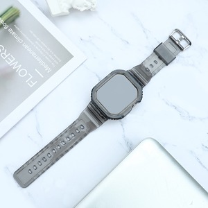 BEEFLYPOWER Nouveau bracelet de montre en silicone, bracelet de remplacement, étui et bracelets transparents en TPU pour <span class=keywords><strong>Huawei</strong></span> <span class=keywords><strong>Fit</strong></span> 3 4 Accessoires - Product Image 5