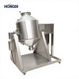 Mélangeur à double cône en acier inoxydable pour poudre de lait, prémélange laitier, homogénéité constante, <span class=keywords><strong>action</strong></span> douce - Product Image 1