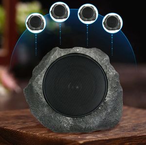 Không dây ngoài trời Rock loa với 1500mAh năng lượng mặt trời Powered cho Patio bên ngoài vườn BBQ boong hồ bơi điều khiển từ xa - Product Image 4