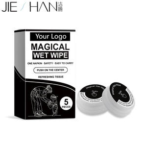 5 PCS Lenços Umedecidos <span class=keywords><strong>Mini</strong></span> Limpeza Pressão para Uso Diário Portáteis para Viagem - Product Image 1