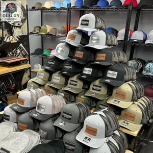 قبعة ريتشاردسون لسائقي الشاحنات من شركة التصنيع الأصلية ، قبعة قطنية سادة من شبكة من شبك Snapback بتصميم مخصص - Product Image 1