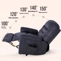 Direktvertrieb Großhandel Wohnzimmer Einzelsitz-Sofa Sessel Leder Metallrahmen Relaxsessel Einzelsofa
