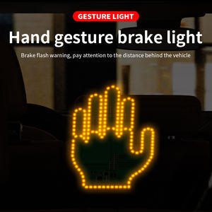 Gadgets de voiture universels Truck Funny Truck <span class=keywords><strong>Flik</strong></span> me LOVE YOU Gesture Lumières de voiture Led Gesture Hand Light - Product Image 2