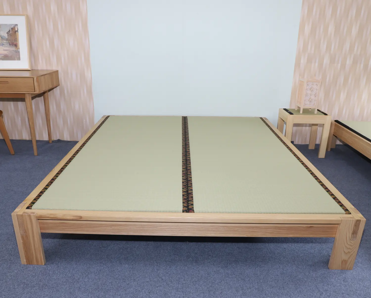 customize solid wood bed frame tatami bed