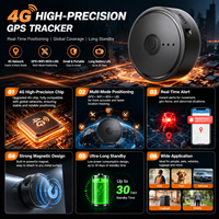 Mini traceur GPS 4G pour chiens, chats, oiseaux, canards, localisation en temps réel, étanche IP68, batterie en plastique >20H, personnalisation OEM, marque privée pour animaux de compagnie