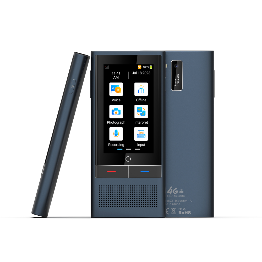 【新品】AI言語翻訳デバイス VORMOR Z2 言語翻訳デバイス、最新音声翻訳 Android 8.0 言語
