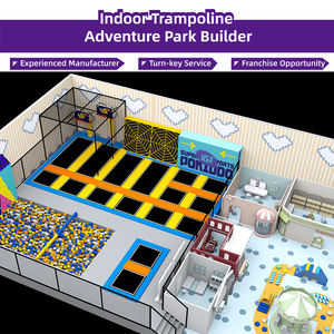 Le <span class=keywords><strong>parc</strong></span> d'attractions intérieur POKIDDO de 860 m², centre de jeux commercial, offre un <span class=keywords><strong>plan</strong></span> d'entreprise complet - Product Image 3