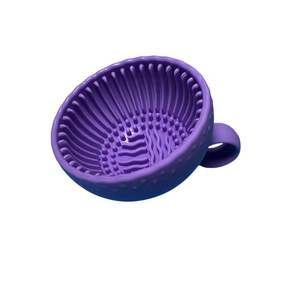 <b>Makeup</b> Brush Cleaner Folding Powder Puff Cleaning Bowl Eyeshadow Brushes Wash Clean Mat Beauty Tools Soft Silicone Scrubber <b>Box</b> - Product Image 3