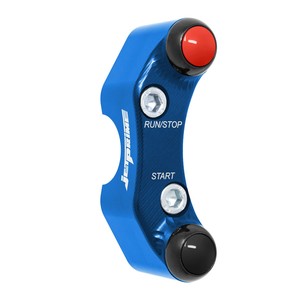 Interruptor de manillar derecho para Honda CBR 1000 RR (orificios desalineados) (azul) - Product Image 3