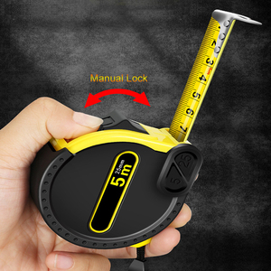 Ruban à mesurer professionnel rétractable de haute qualité avec lame en acier au carbone flexible, haute rectitude, mesure métrique - Product Image 5
