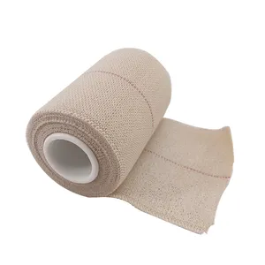 100% Katun Elastoplast Elastis Kuat, Pita Perban Perekat Elastis untuk Perlindungan Olahraga