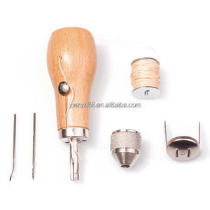 Профессиональный сшиватель, шило для шитья, ручной сшиватель, набор инструментов для ремонта кожи и тяжелых тканей, инструменты для шитья ремней и обуви - Product Image 5