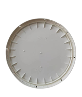 Couvre-seau en plastique de 5 gallons, couvercle de seau résistant aux chocs, bouchon de remplacement étanche pour seau en plastique industriel