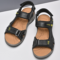 Sandales de plage décontractées en cuir, nouveau style d'été, service de personnalisation du logo, fournitures d'usine