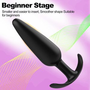 Jouets anaux en silicone personnalisés AITT de bonne qualité, jouets sexuels pour hommes et femmes, stimulation de l'<span class=keywords><strong>anus</strong></span>, masturbation masculine - Product Image 6