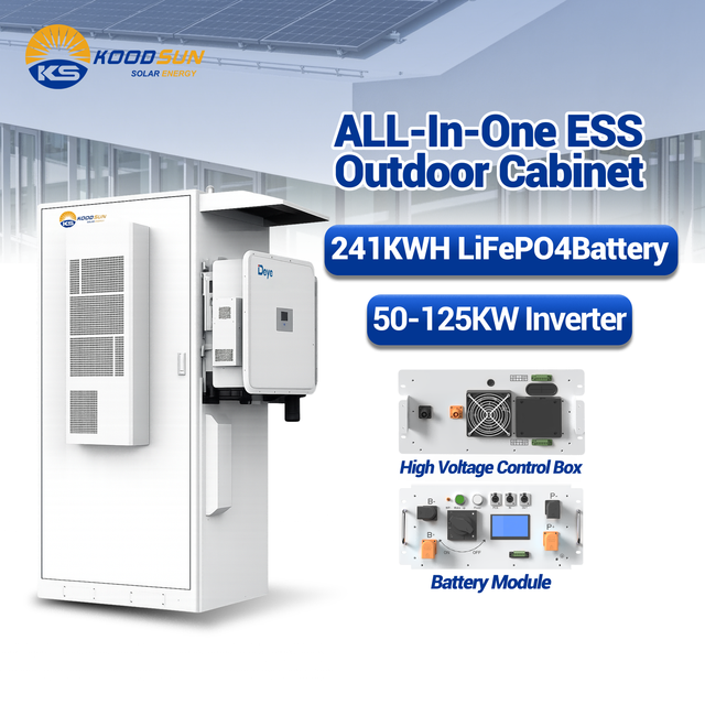 241kWh Battery Storage Cabinet for Peak Shaving Backup Power and Solar Energy Storage