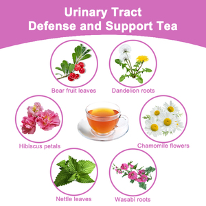 Thé de soutien et de défense des voies urinaires pour soulager l'inconfort, favoriser une miction fluide et restaurer l'équilibre, santé naturelle et biologique - Product Image 3