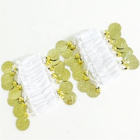Bracelets de poignet et de cheville pour femmes et filles, accessoire de costume de danse du ventre pour Halloween