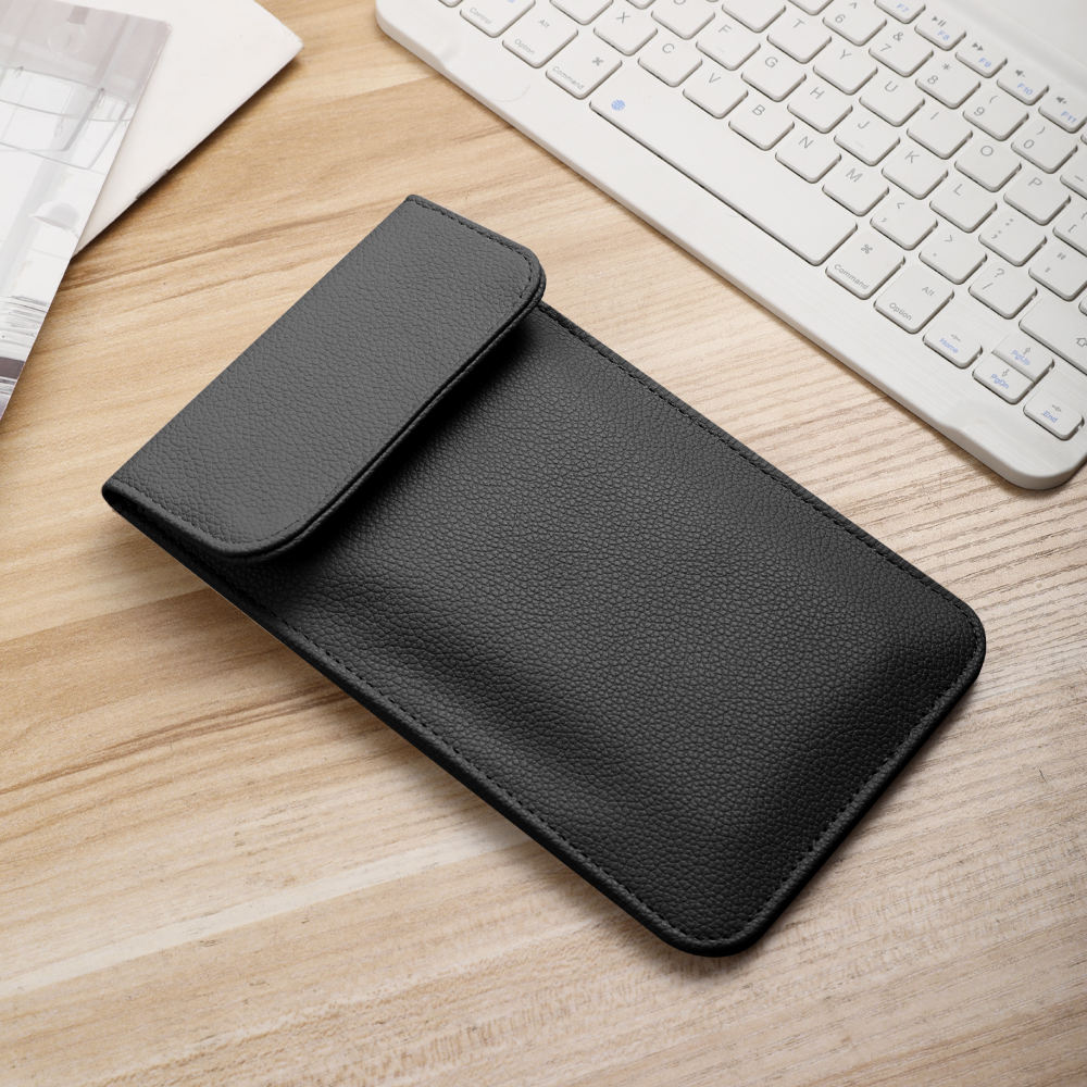 paquet de protection du signal de téléphone portable noir