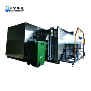 Máquina de compostaje de residuos de alimentos de eliminación de alta temperatura personalizada de fábrica para la comunidad, mercado húmedo