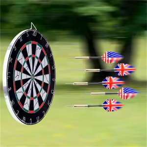 فولاذ حديد دائري احترافي لا يهزم 18 بوصة سهام مزدوجة الوجهين مع 6 سهام عدد حديد - Product Image 4