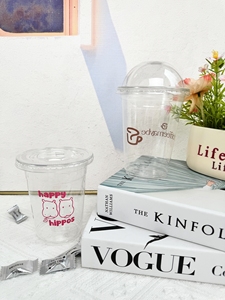 Biểu Tượng Tùy Chỉnh In 98Mm 16Oz Pet Cốc Nhựa Có Nắp Đậy Cho Lạnh Nước Giải Khát Trà Bong Bóng Sinh Tố Cốc Nhựa Dùng Một Lần - Product Image 2