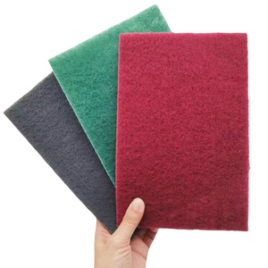 Chất Lượng Cao Nylon Làm Sạch Kim Loại Chà Pad Mài Mòn Màu Xanh Lá Cây Miếng Bọt Biển Không Dệt Miếng Bọt Biển Cọ Rửa Pad - Product Image 4