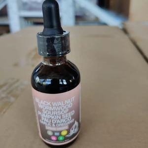 Suplemen Herbal Laris Manis All-in-1 Black Walnut Liquid Drop dengan Wormwood Cengkeh Black Walnut Tincture untuk Mendukung Pencernaan - Product Image 5