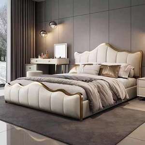 Juego de Dormitorio de Hotel al por Mayor de Foshan con Estructura de Cama / Muebles de Hotel Modernos de 5 Estrellas Personalizados - Product Image 3