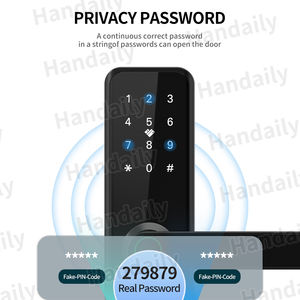 Serrure intelligente à empreintes digitales HanDaily TTlock avec application Tuya, contrôle à distance, carte IC, mot de passe temporaire, <span class=keywords><strong>pour</strong></span> chambres à coucher, bureaux - Product Image 5
