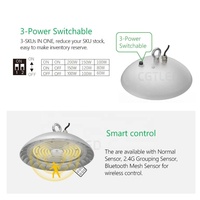 Lampe UFO 200W NSF Évalué Blanc Orange Jaune Lumière 4000K 5000K 100W 150W 80W Réglable LED Haute Baie Luminaire