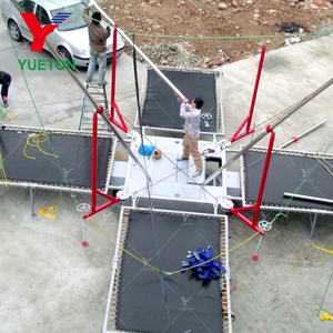 Remorque Portable pliante, jeux <span class=keywords><strong>de</strong></span> carnaval, sur rail à 4 pendantes - Product Image 4