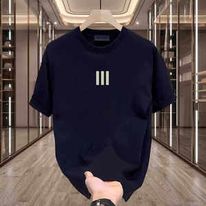 T-<span class=keywords><strong>shirt</strong></span> décontracté pour homme tendance 2026, impression de haute qualité, coton pur, doux pour la peau, confortable - Product Image 1