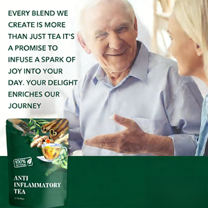 Anti Inflammatory Tea Natural Blend <b>Turmeric</b> Ginger Peppermint Cinnamon <b>Black</b> Pepper 15 Tea Bags Herbal Wellness - Product Image 6