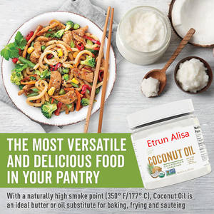 <span class=keywords><strong>Olio</strong></span> <span class=keywords><strong>di</strong></span> <span class=keywords><strong>Cocco</strong></span> Vergine <span class=keywords><strong>Biologico</strong></span> Puro al 100% Pressato <span class=keywords><strong>a</strong></span> <span class=keywords><strong>Freddo</strong></span>, Grado Alimentare, Vegano, per Cucinare, Cuocere e Insalate, Etichetta Privata Personalizzabile - Product Image 6