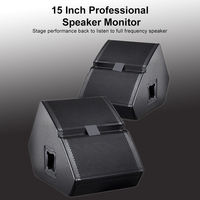 TX1152FM Enceintes de monitoring professionnelles passives pleine gamme de 15 pouces, système audio pour scène