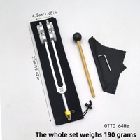 Diapason OTTO en alliage d'aluminium à basse fréquence 32 Hz, base en cristal, options 64 Hz et 128 Hz pour instruments de musique – Approvisionnement direct usine