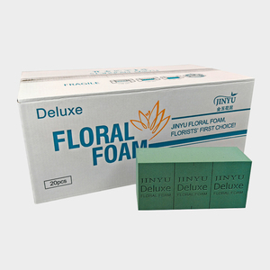 Espuma Floral al por Mayor de Fábrica, Arreglos Florales Húmedos, Bloques de Floristería, Ladrillos de Seda, Flores Artificiales, Espuma de Poliestireno Verde - Product Image 1