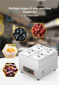 Hotel Commercial Brown Sugar Pearl Heat <strong>Preservation</strong> <strong>Pan</strong>, Water Separated, Heat <strong>Preservation</strong> Bathing Pool Jam Machine - Product Image 2