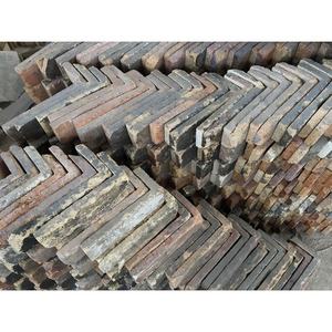 Antike graue Ziegel zurück gefordert altes graues Backstein mauer furnier - Product Image 4