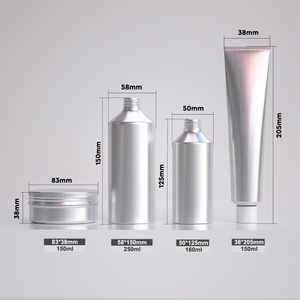 Luxury Matte 250ml Aluminum Shampoo Bottle Premium Refillable Skincare Bottle Empty Cosmetic Packaging for Hotel Spa - Product Image 2