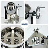 Mini mélangeur de laboratoire manuel en acier inoxydable, mélangeur de poudre portable