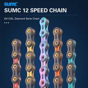 <span class=keywords><strong>Cadena</strong></span> de Bicicleta SUMC de 12 Velocidades, Color Diamante, <span class=keywords><strong>Cadena</strong></span> para Bicicleta de Montaña <span class=keywords><strong>MTB</strong></span>, Ultraligera y Duradera, <span class=keywords><strong>Cadena</strong></span> de 12 Velocidades con Eslabón Faltante <span class=keywords><strong>12V</strong></span> - Product Image 4