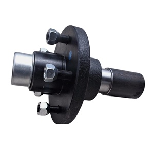 Parti e Accessori per Rimorchi: 1 Coppia di Assali a Stelo e Mozzi Idler da 3500 Libbre con Perni Flangiati - Product Image 2