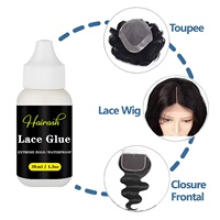 Colle pour Lace Front, dissolvant de colle végétale imperméable, spray protecteur thermique, spray teinté pour lace, kit d'installation de perruque