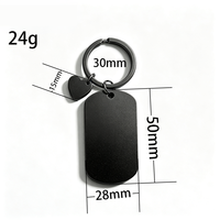 Porte-clés en acier inoxydable sablé Ywyougang, plaque arrondie et breloque cœur vierge pour gravure laser DIY, cadeau