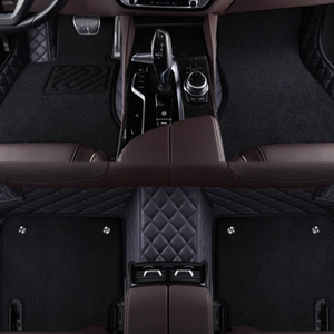 Tappetini Auto in Pelle a Doppio Strato Durevoli Accessori Interni per <span class=keywords><strong>Mercedes</strong></span> Benz <span class=keywords><strong>Classe</strong></span> <span class=keywords><strong>E</strong></span> W110, W114/W115 W123W124W210 W211W212W213 - Product Image 3